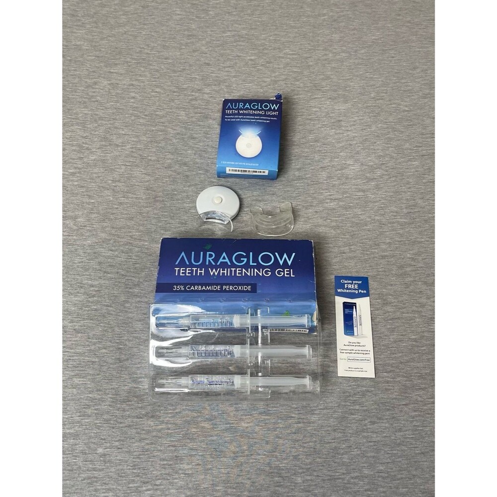 Auraglow Complete LED Whitening Kit - New Unused